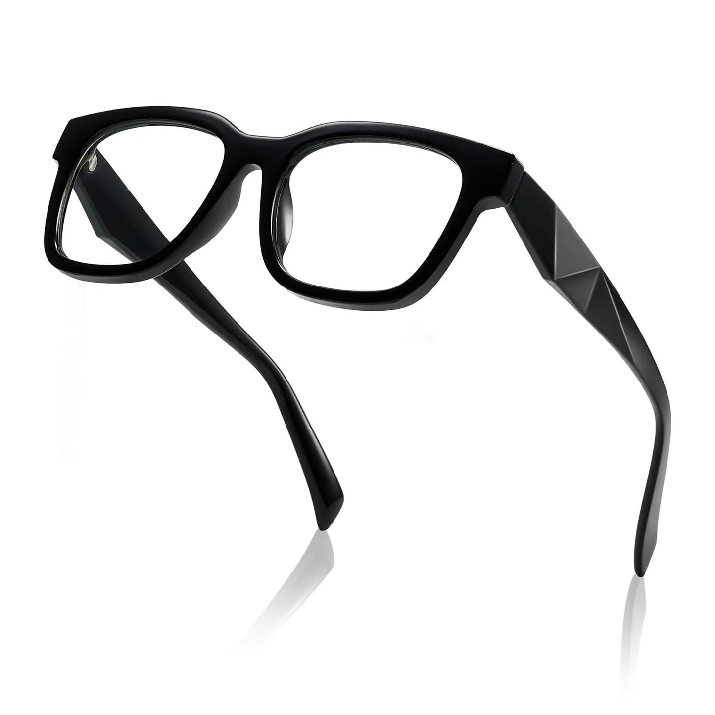 Elevate Your Style with Kimorn Unisex Blue Light Blocking Glasses - Lightweight, UV400 Protection, and Sleek Angular Design for Everyday Comfort