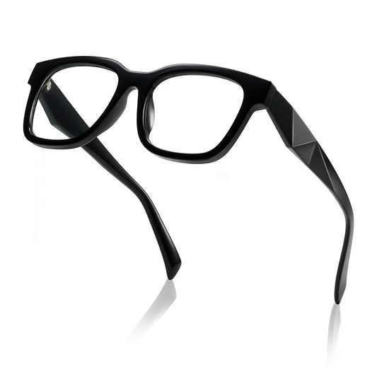 Elevate Your Style with Kimorn Unisex Blue Light Blocking Glasses - Lightweight, UV400 Protection, and Sleek Angular Design for Everyday Comfort