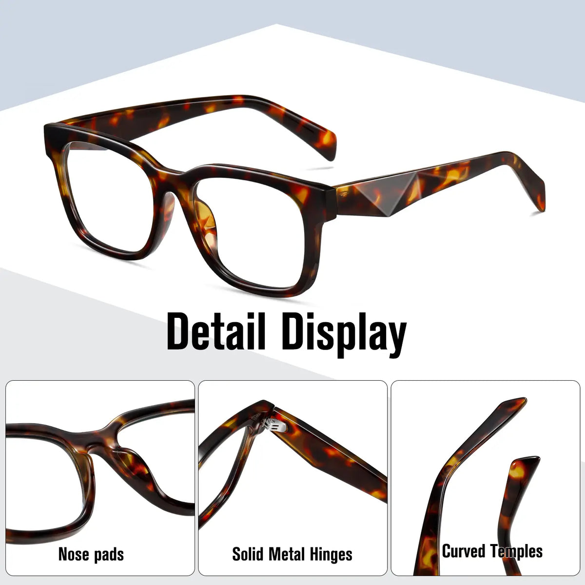Elevate Your Style with Kimorn Unisex Blue Light Blocking Glasses - Lightweight, UV400 Protection, and Sleek Angular Design for Everyday Comfort