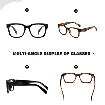 Elevate Your Style with Kimorn Unisex Blue Light Blocking Glasses - Lightweight, UV400 Protection, and Sleek Angular Design for Everyday Comfort