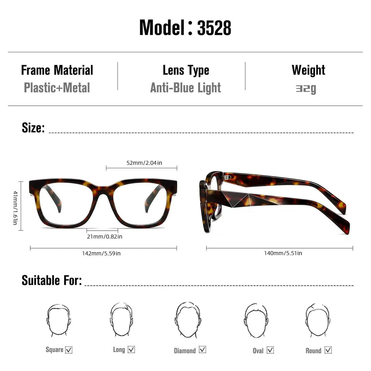 Elevate Your Style with Kimorn Unisex Blue Light Blocking Glasses - Lightweight, UV400 Protection, and Sleek Angular Design for Everyday Comfort