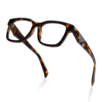 Elevate Your Style with Kimorn Unisex Blue Light Blocking Glasses - Lightweight, UV400 Protection, and Sleek Angular Design for Everyday Comfort